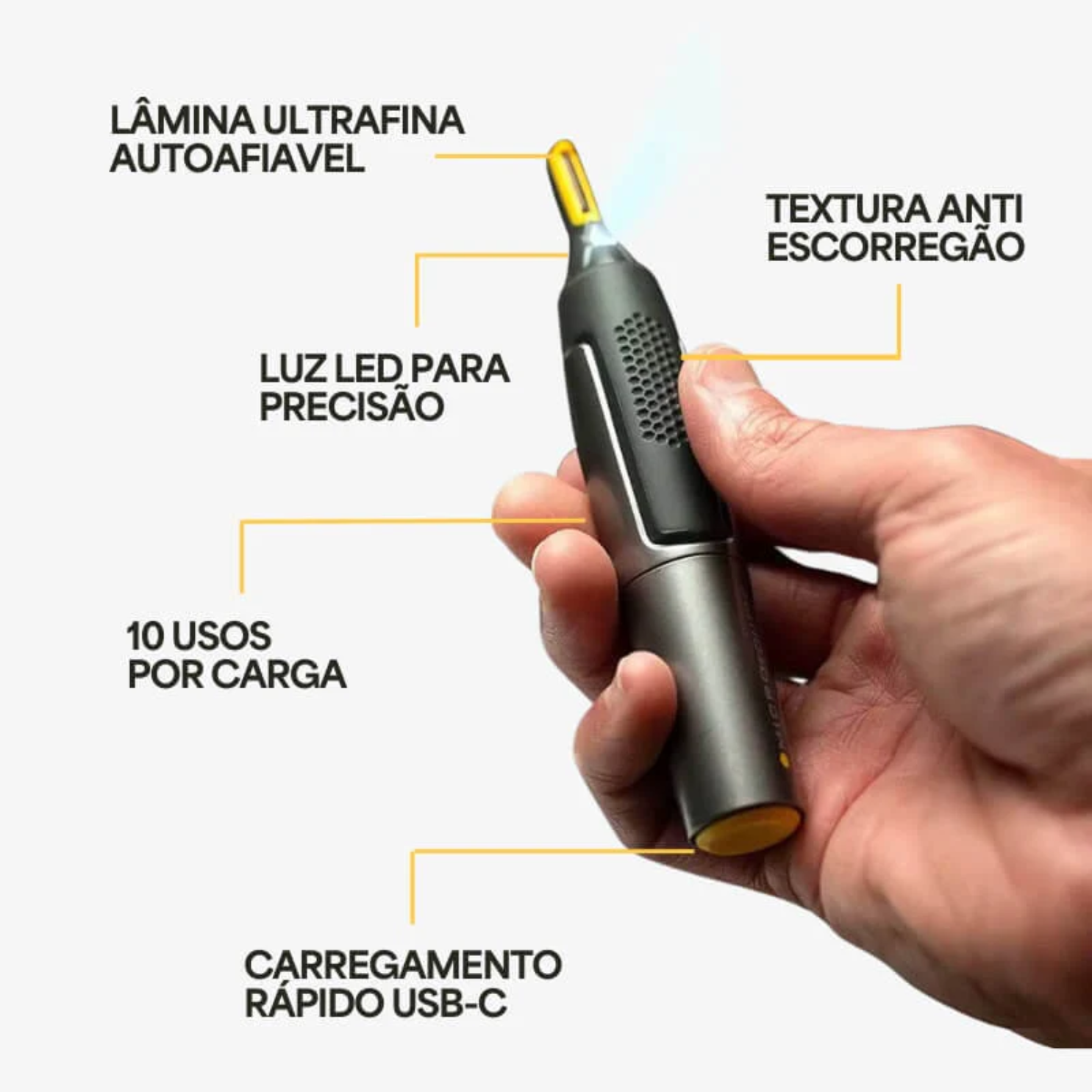 Aparador de Pelos Masculino de Alta Precisão Sem Fio | Precision