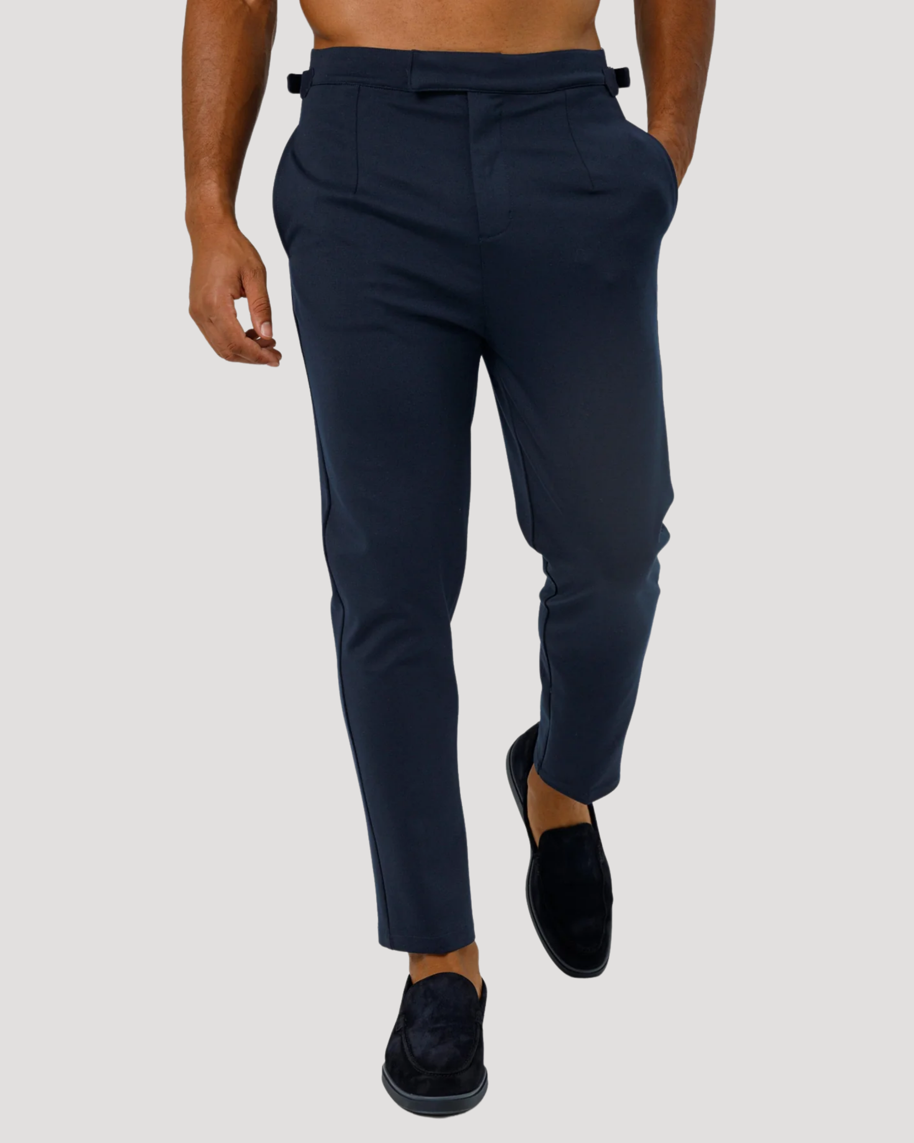 Calça Social Alfaiataria Ajuste Lateral Amalfi Bravena [Compre 1, Leve 2]