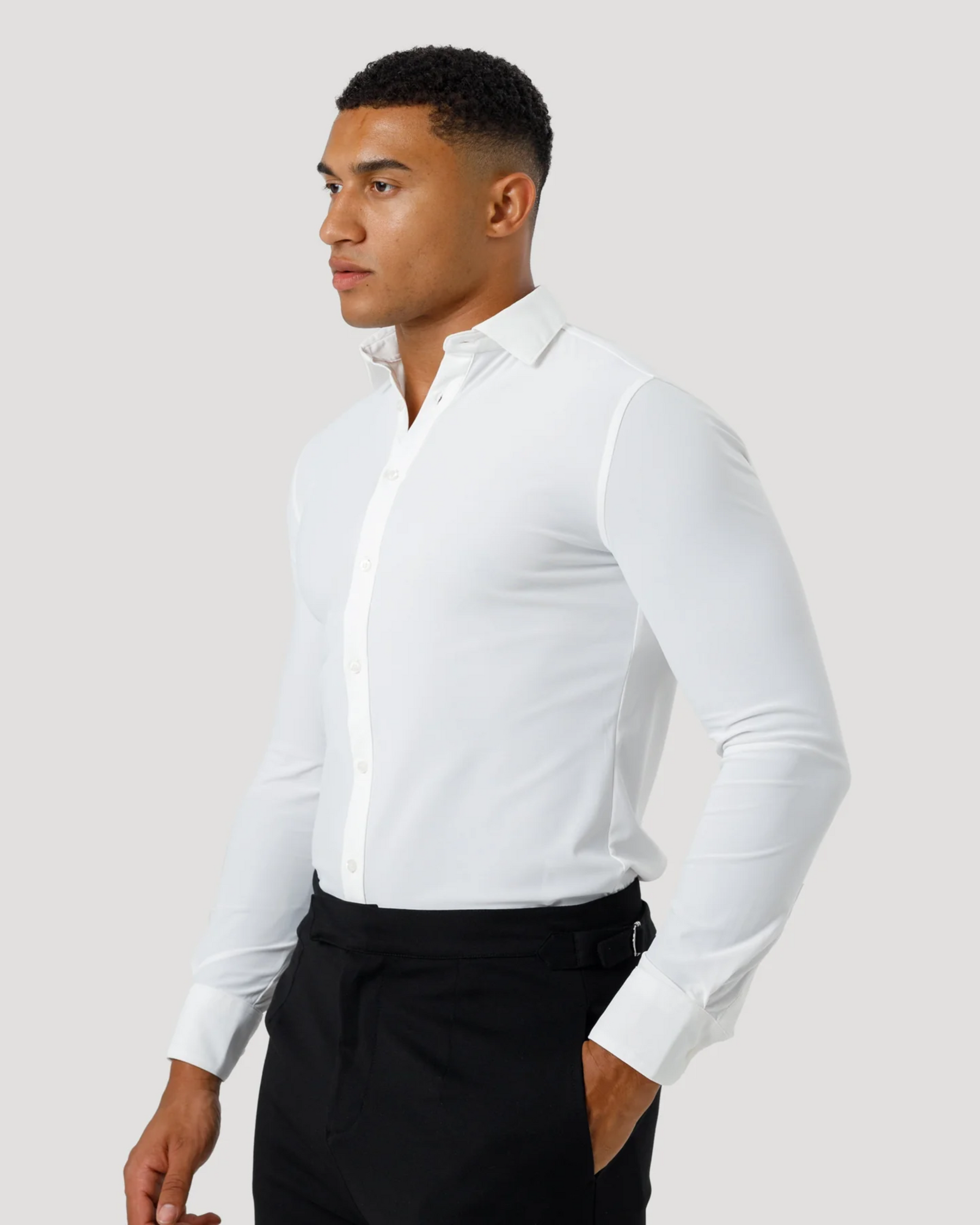 Camisa Social Masculina Slim Fit Bravena [Não Amassa]