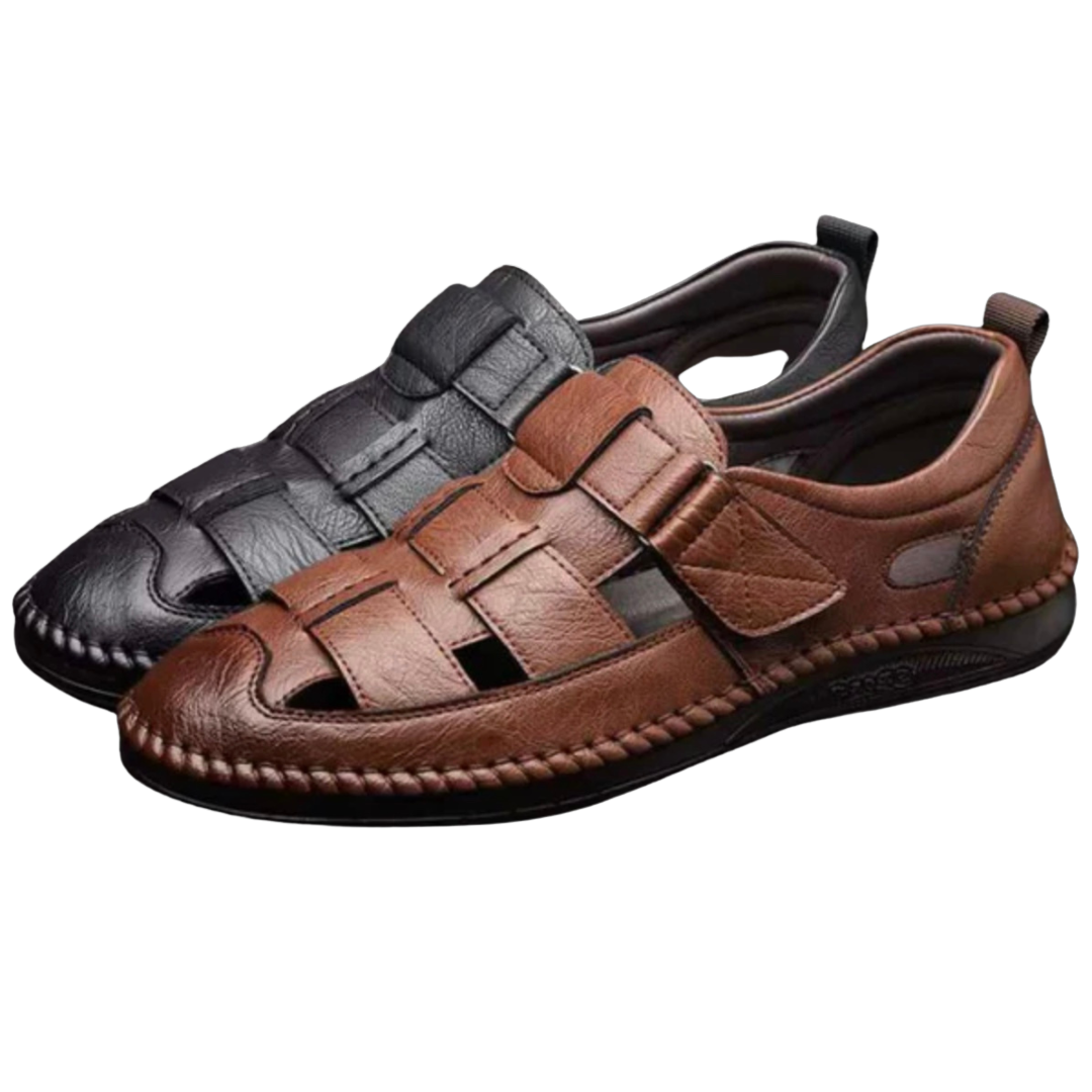 Kit 2 Mocassins Sandália Italiana de Couro Legítimo
